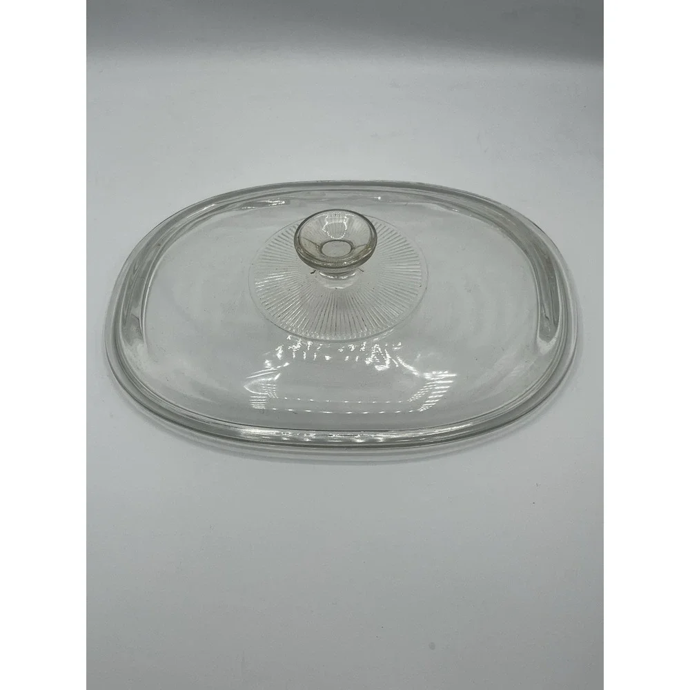 Replacement Corning Ware Pyrex Clear Oval Glass Lid DC 1.5‎ C